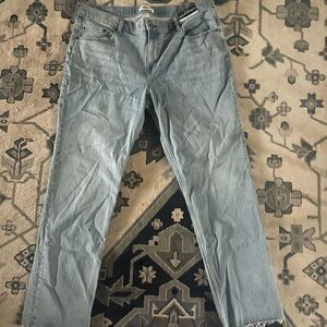 Mid Rise Straight Leg Jean ( curve love long)